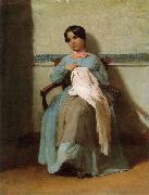 Adolphe Bouguereau, Portrait of Leonie Bouguereau